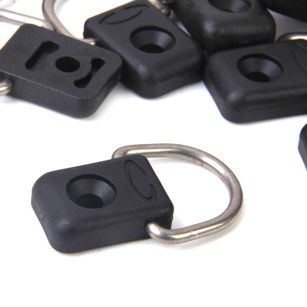 MagiDeal Kayak D Rings Outfitting For Boat Canoe Kayak Accessories 10Pcs