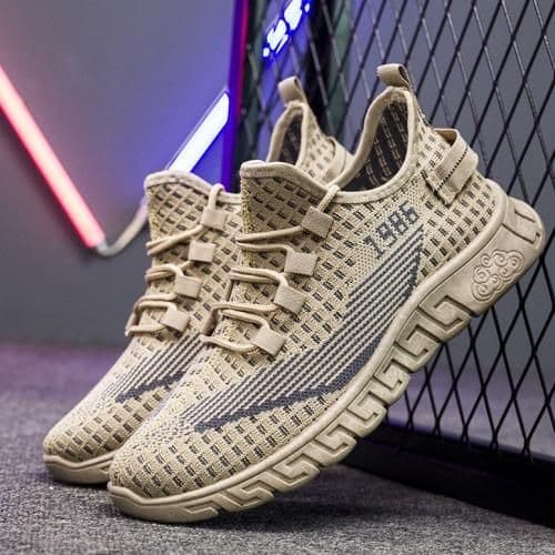 Men's Sports Running Mesh Soft Bottom Sneakers