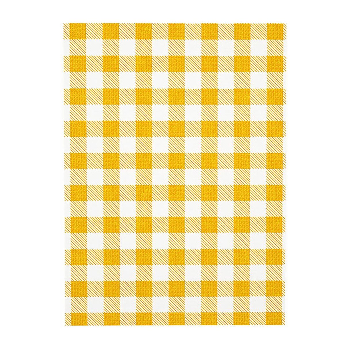 Waterproof Plaid Picnic Blanket Foldable Outdoor Mat Yellow