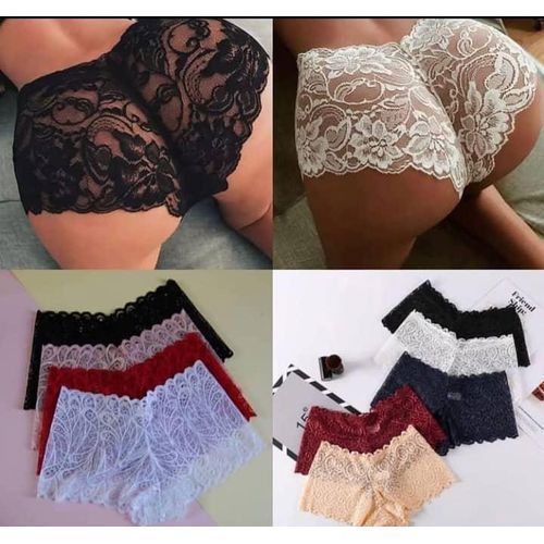 Ladies Sexy Lace Panties - Set Of 4