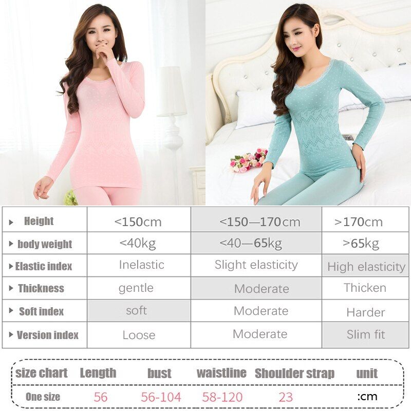 Jerrinut Winter Long Johns For Women's Thermal Underwear