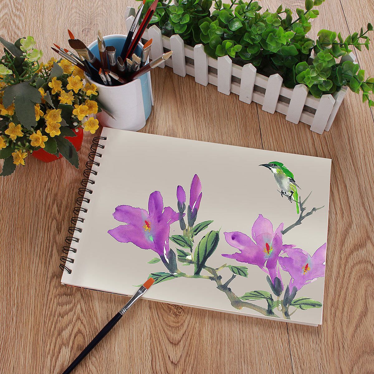 A4 Watercolour Book Art/Artist Sketchbook/Sketch Pad Journal Drawing Paint