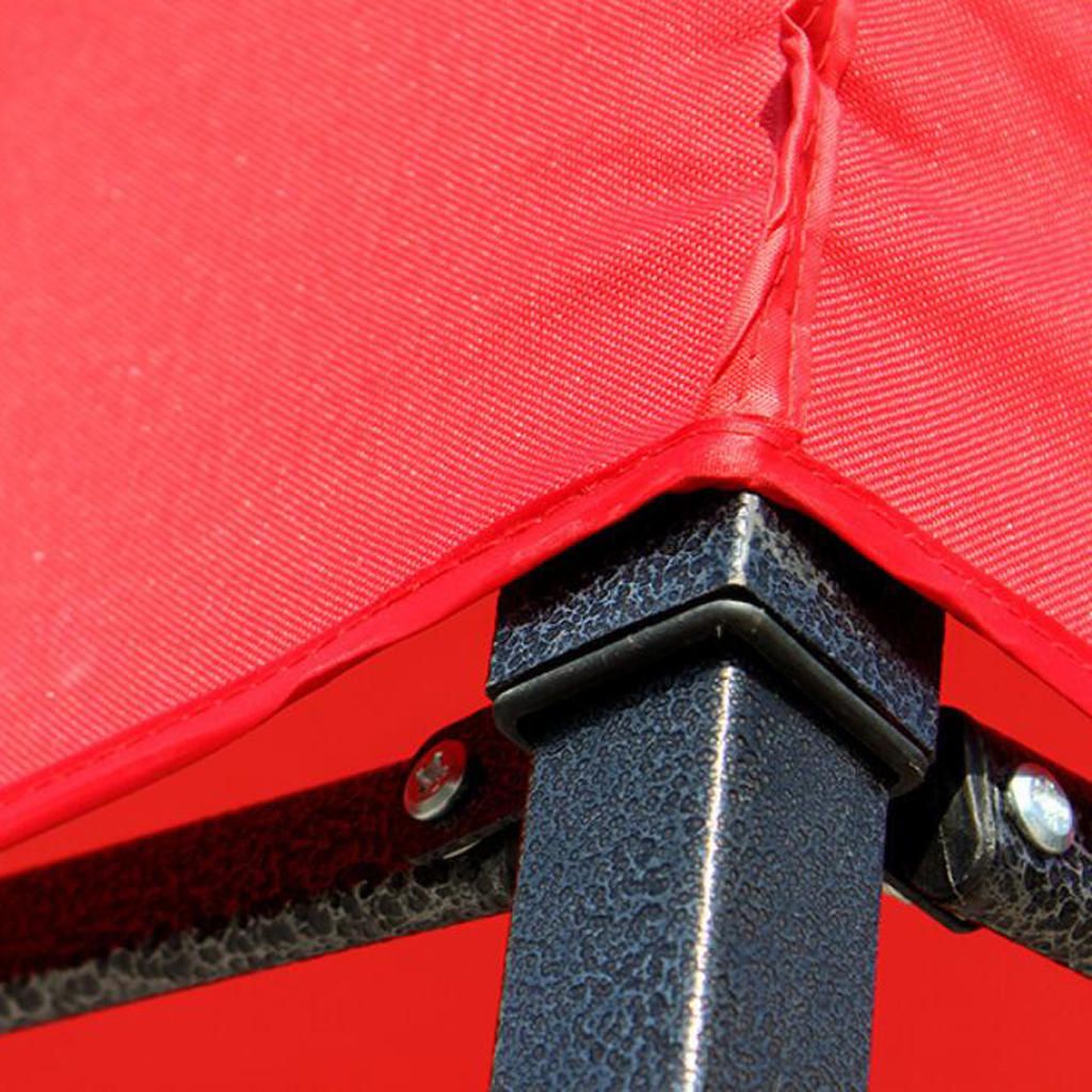 Rain Tarp Umbrella Cover Red 2.9x2.9m