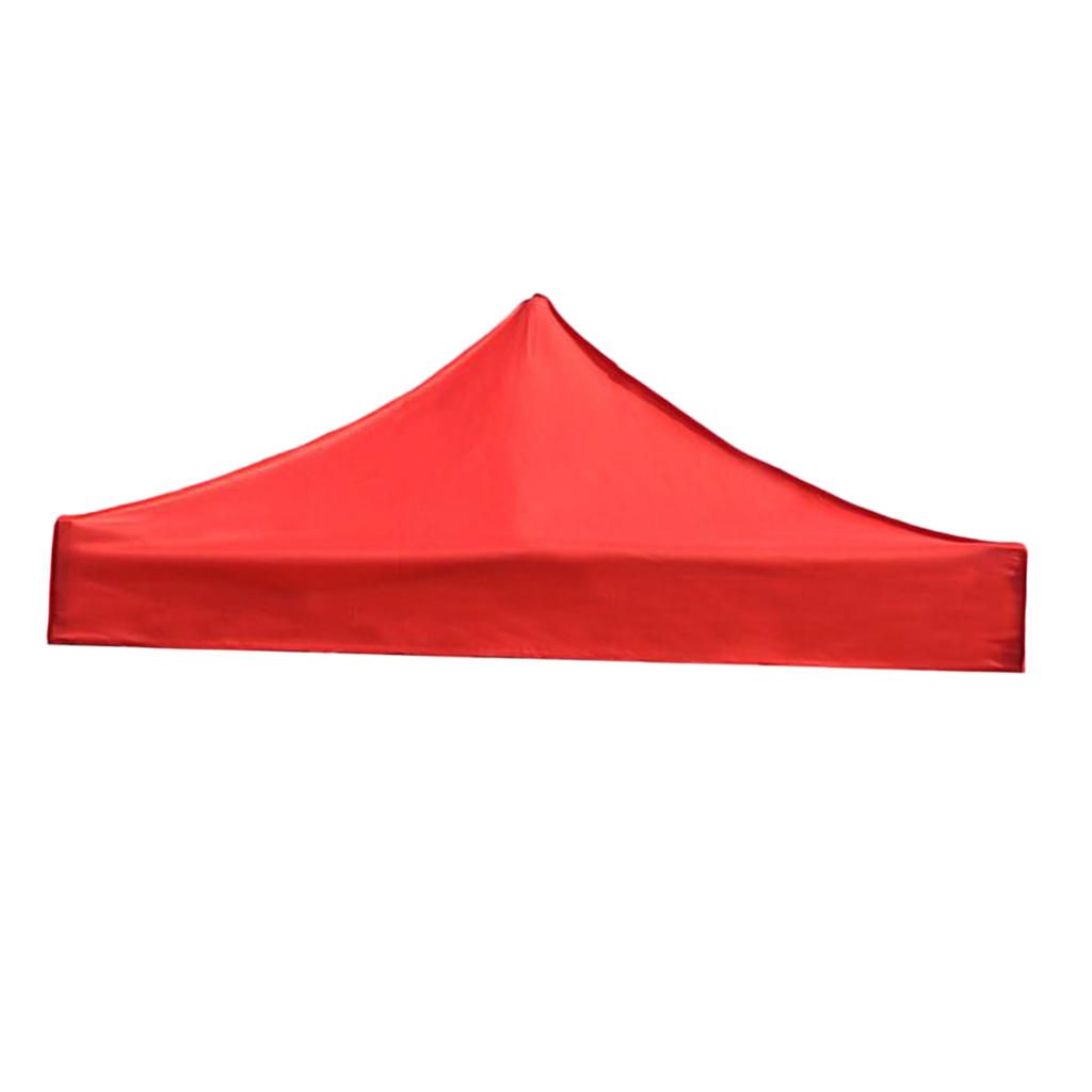 Rain Tarp Umbrella Cover Red 2.9x2.9m