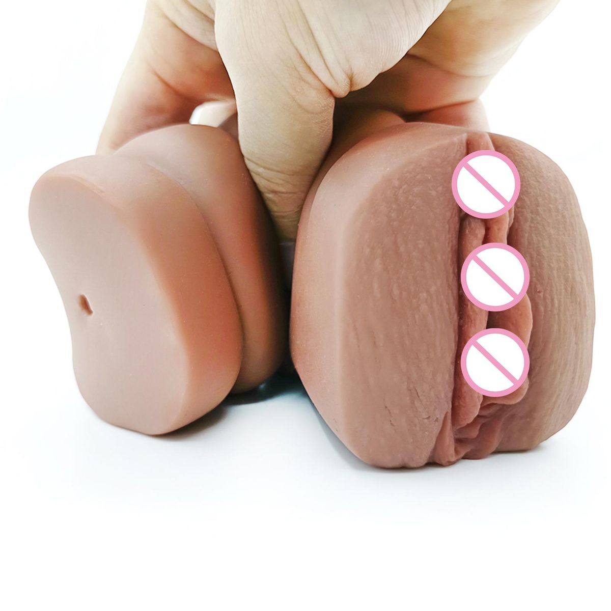 Adults Realistic Inverted Mold 3D Channel Soft Elastic Artificial Skin Men's Masturbation Sexual Toys