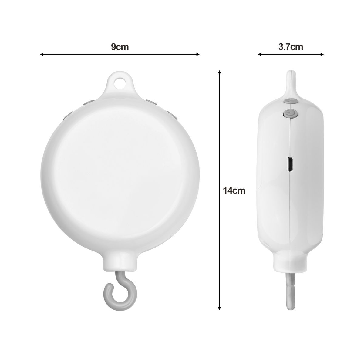 Baby Musical Crib Mobile Rotatable BT Music Box With