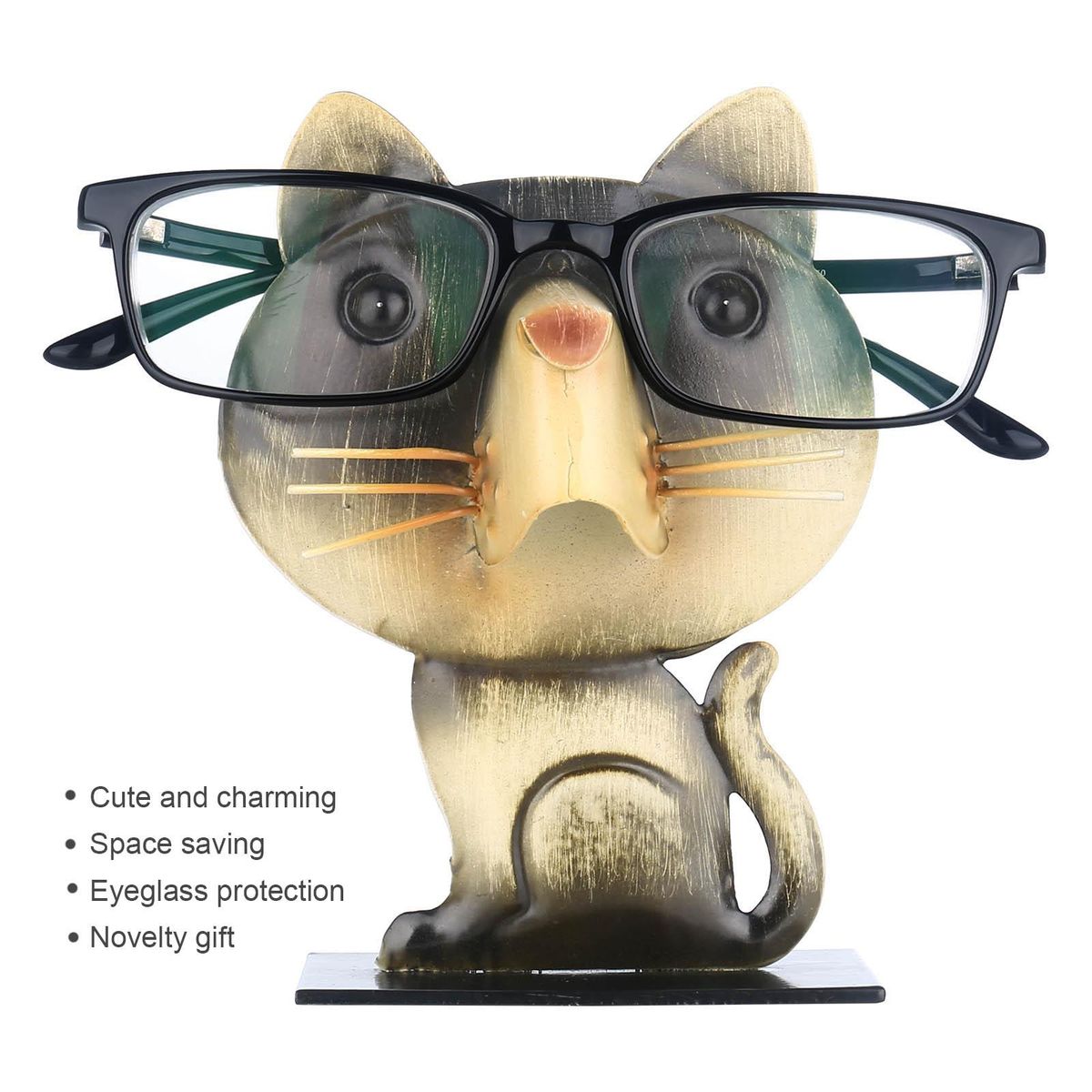 Cat Shaped Eyeglass Rack Glasses Eyewear Holder Animal Shaped Spectacle Display Stand