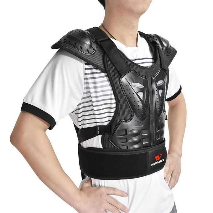 Motorcycle Armor Vest Spine Body Jacket Chest Protection Gear Bike