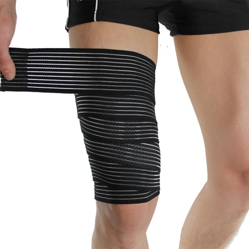 Elastic Bandage Sports Elastic Straps Boxing Sanda Badminton Knee Pads Wrist Pads Elbow Pads Ankle Support Self-Adhesive Thigh Supporter