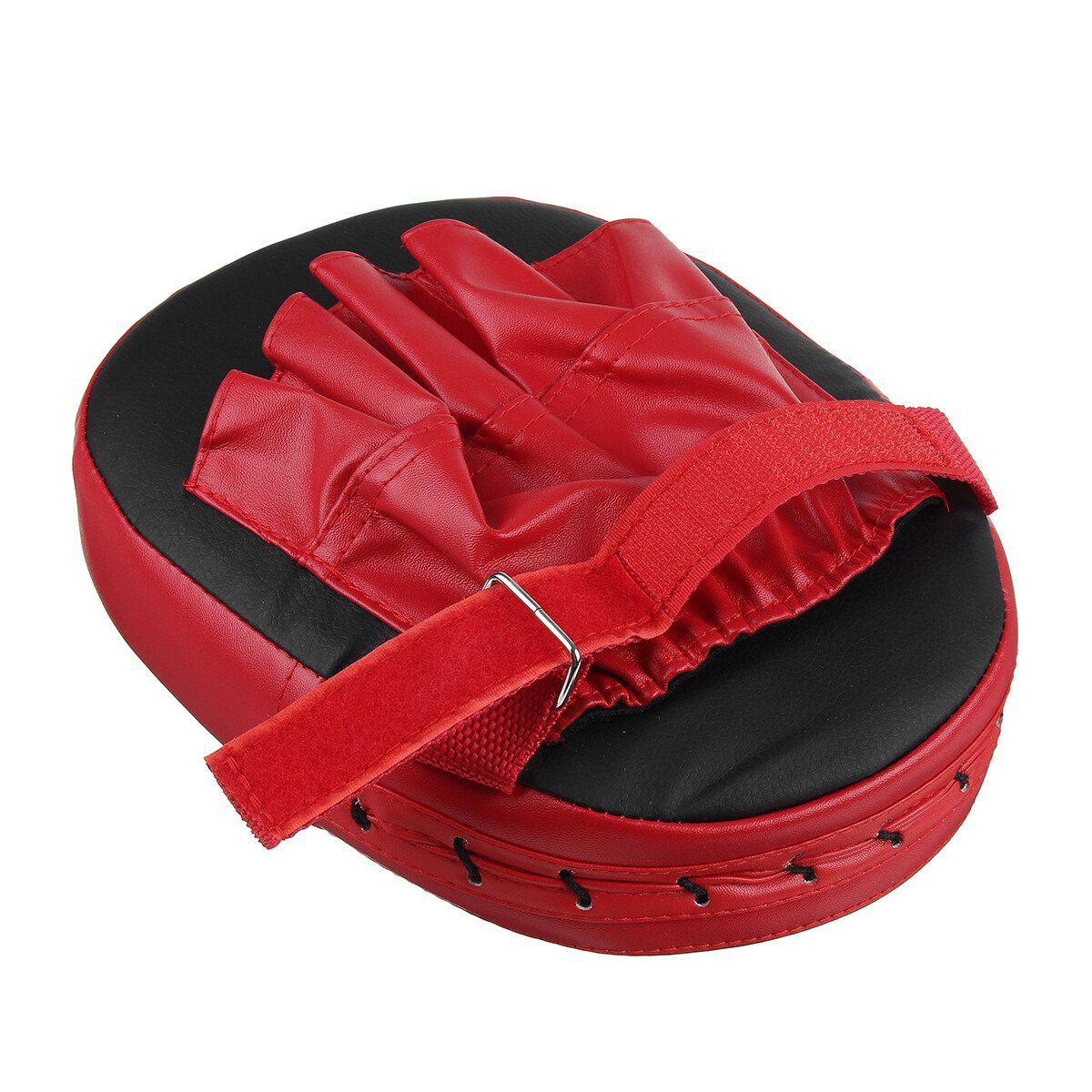 Comfortable Thai Kick Shield Boxing Mitt Focus Target Punch Pad Glove Punching Karate Training PU Foam Red Black