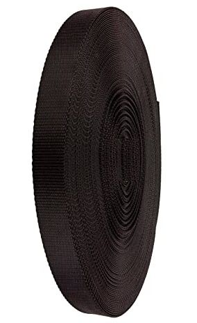 1 Inch Nylon Webbing Rope Roll - Brown