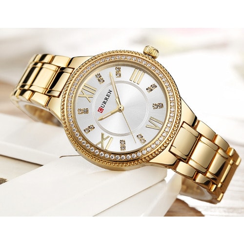 Women Bracelet Watch -Gold