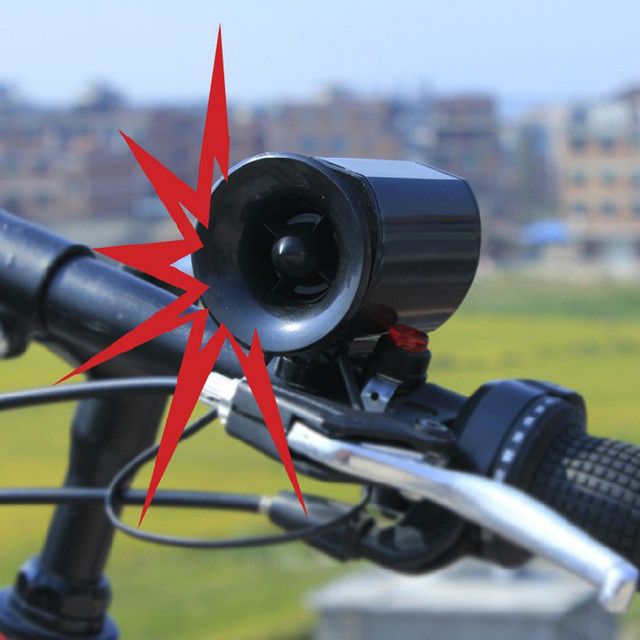 Ultra Loud Speaker Black 6 Sounds Alarm Bell Bike Bicycle
