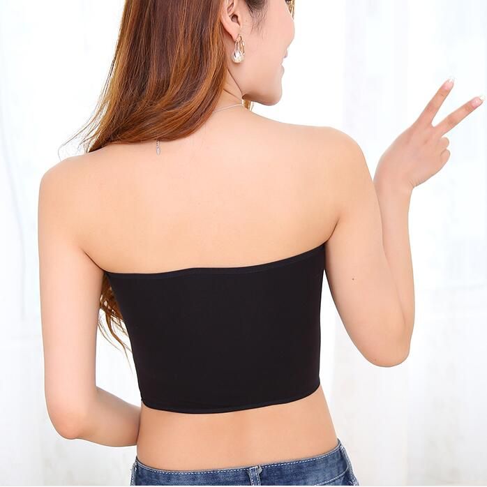 Two-piece Suit Women Lingerie Elasticity Tube Top Vest