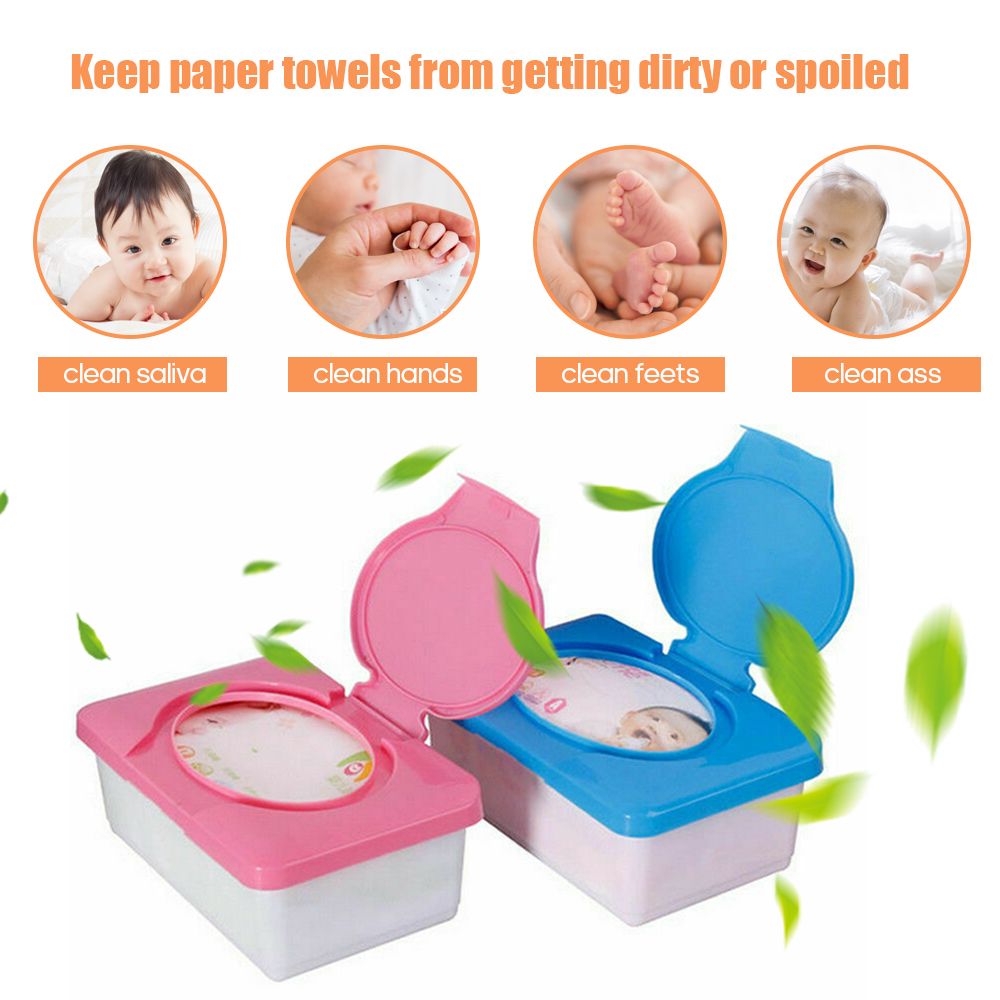 Wet Tissue Case Baby Wipes Napkin Storage Box Holder