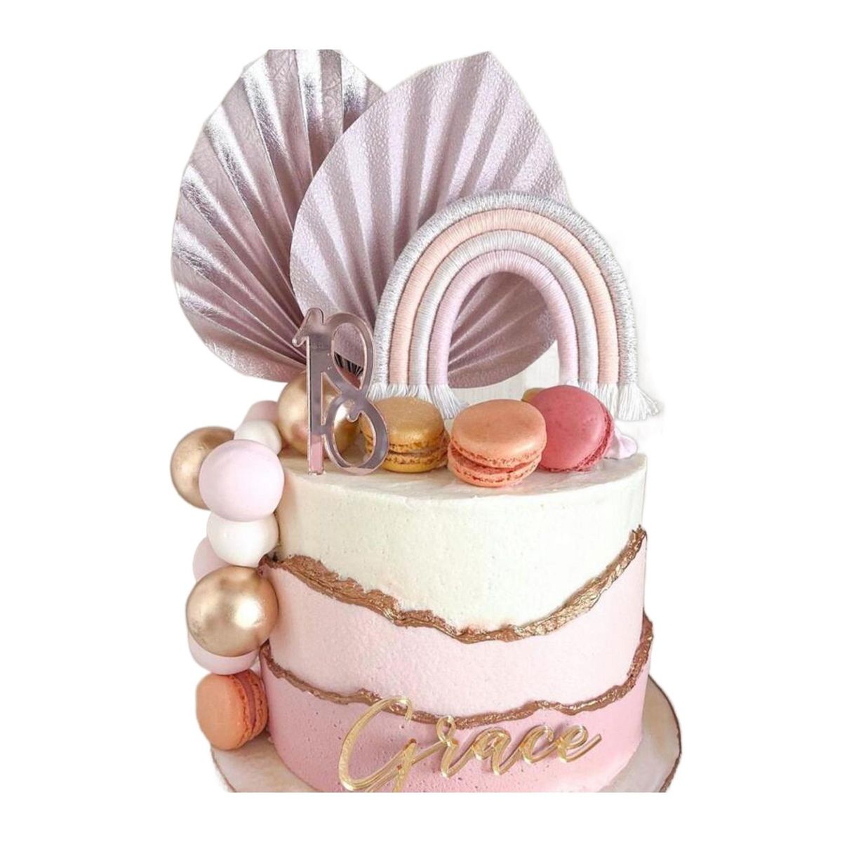 Cake Insert Lovely Birthday Cake Topper
