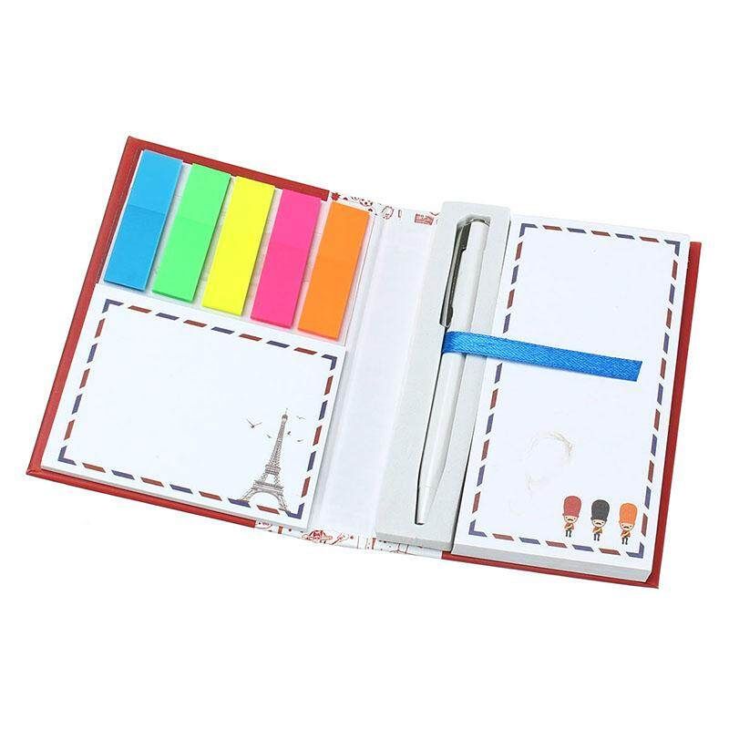 New Soldier Pattern Hardcover Combine Notepad Diary Notebook With Pen And Memo Pad Stationery Office School Supply