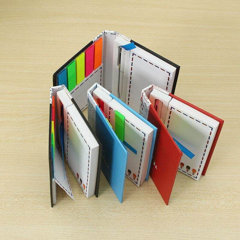 New Soldier Pattern Hardcover Combine Notepad Diary Notebook With Pen And Memo Pad Stationery Office School Supply