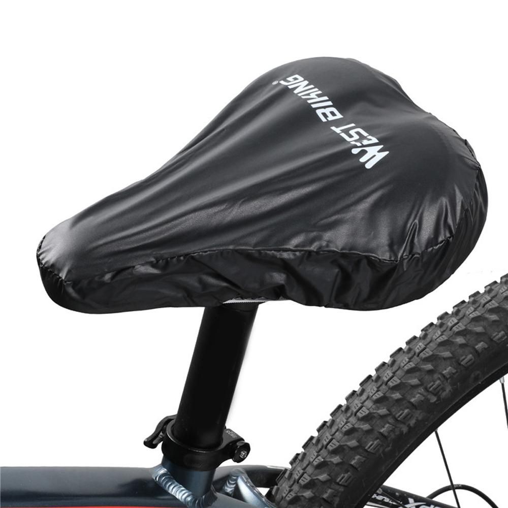 WEST BIKING Bicycle Seats Rain Cover Bike Saddle Cover Waterproof Cushion Cover Bike Accessories