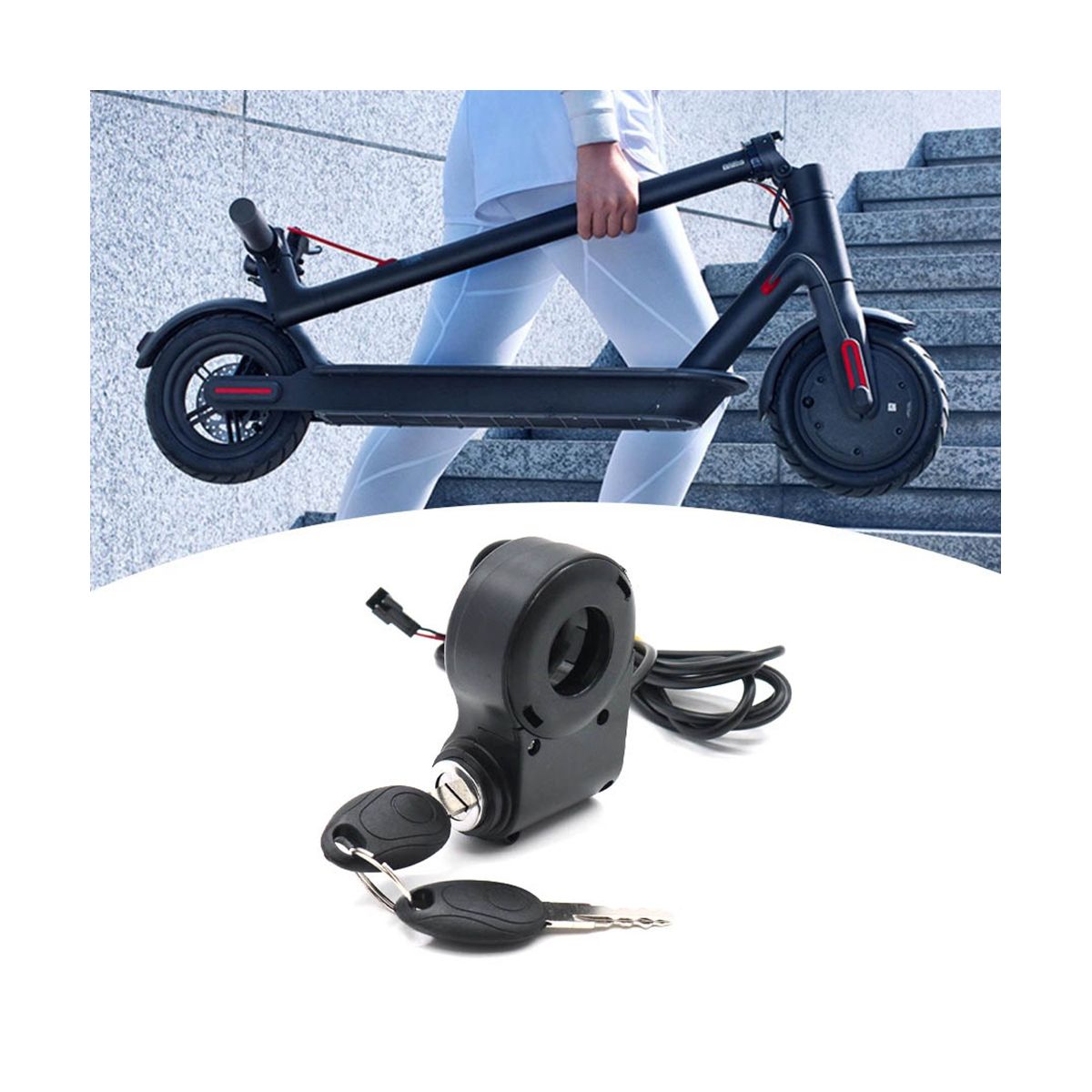 E-Bike Lgnition Lock Key Thumb Throttle Switch Power for /