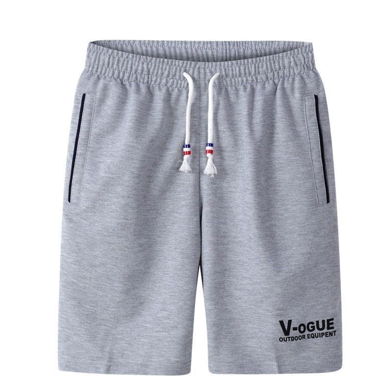 Men's Shorts Summer Mens Beach Elastic Waist Shorts Pants Cotton Casual Male Breathable Board