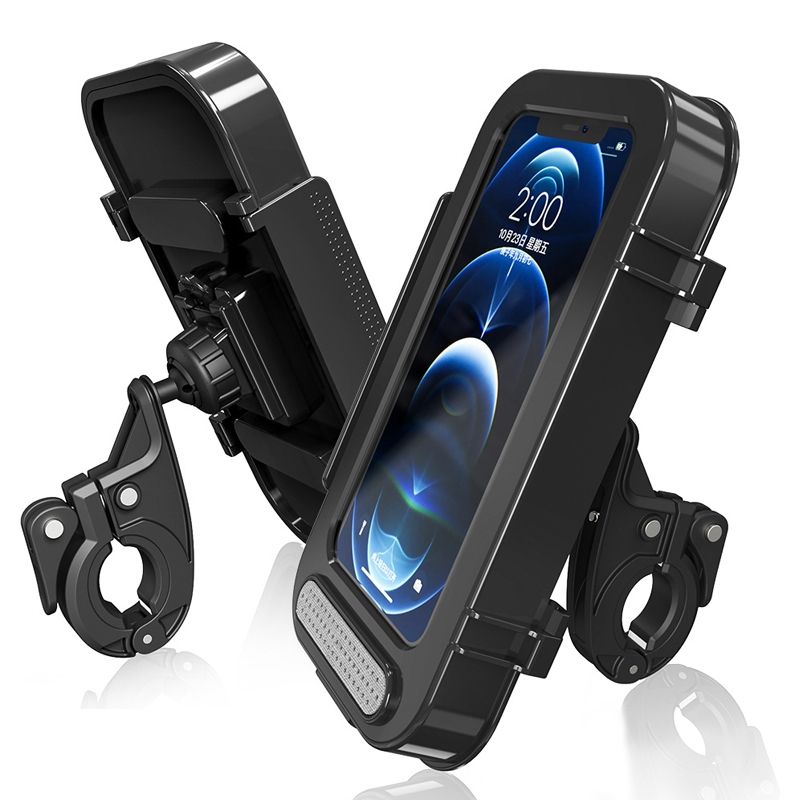 Bicycle Phone Holder Waterproof Phone Holder-Black