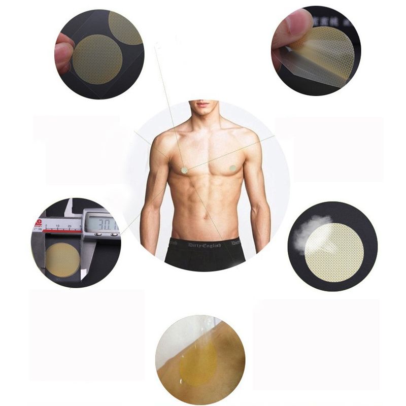 5 10 Pairs Men Sport Protector Nipple Covers Patches Male