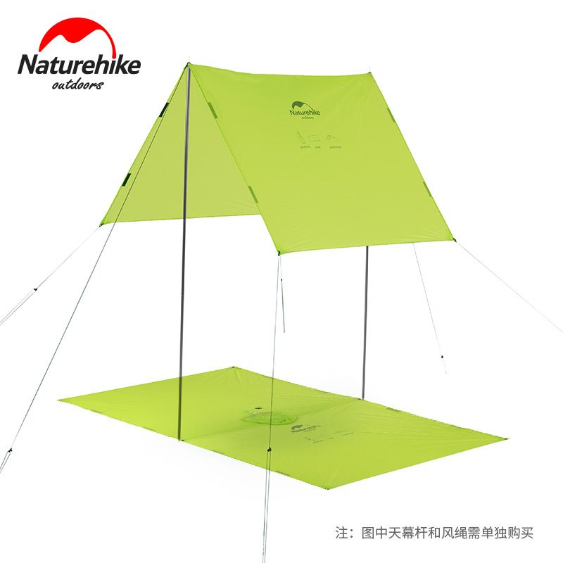 -Naturehike -3 -In -1 -Multifunction -Poncho -For 210T Blue