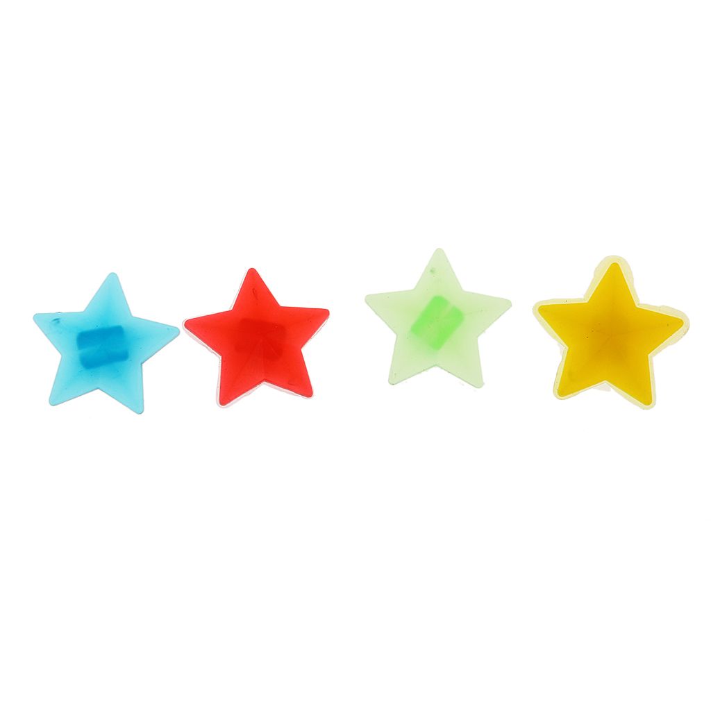 36Pcs Plastic Colorful Bike Bicycle Cycling Wheel Spoke Stars Beads