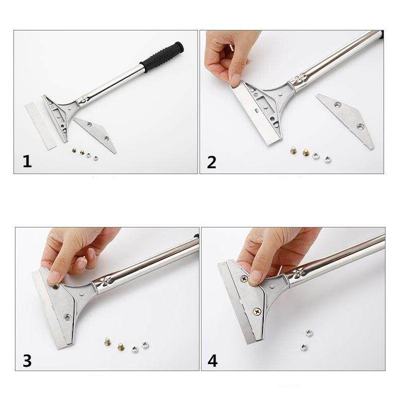 Portable Cleaning Shovel Practical Floor Cleaner Tile Cleaner Surface Residual Shovel Hand Tools