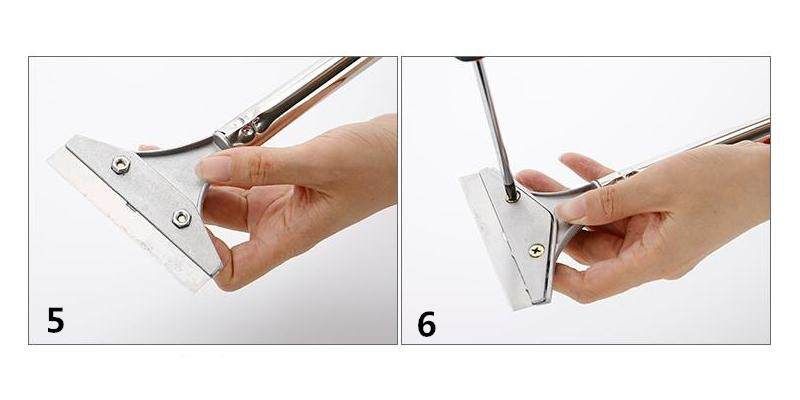 Portable Cleaning Shovel Practical Floor Cleaner Tile Cleaner Surface Residual Shovel Hand Tools