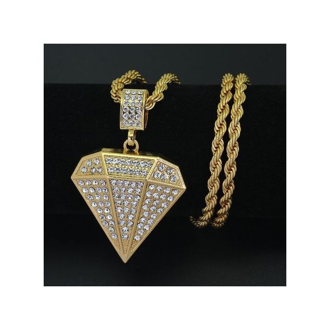 Mens28" Cuban Chain Necklace Hip Hop Watch 9" Bracelet