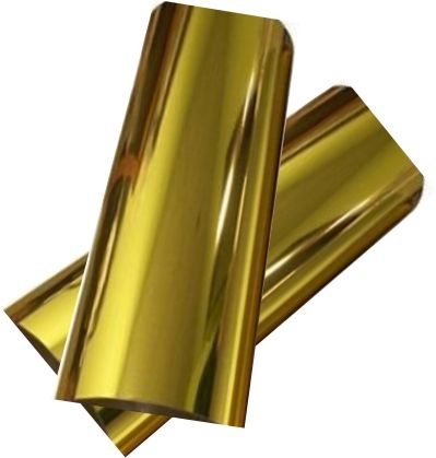 Two Rolls Gold Sticker Paper 42