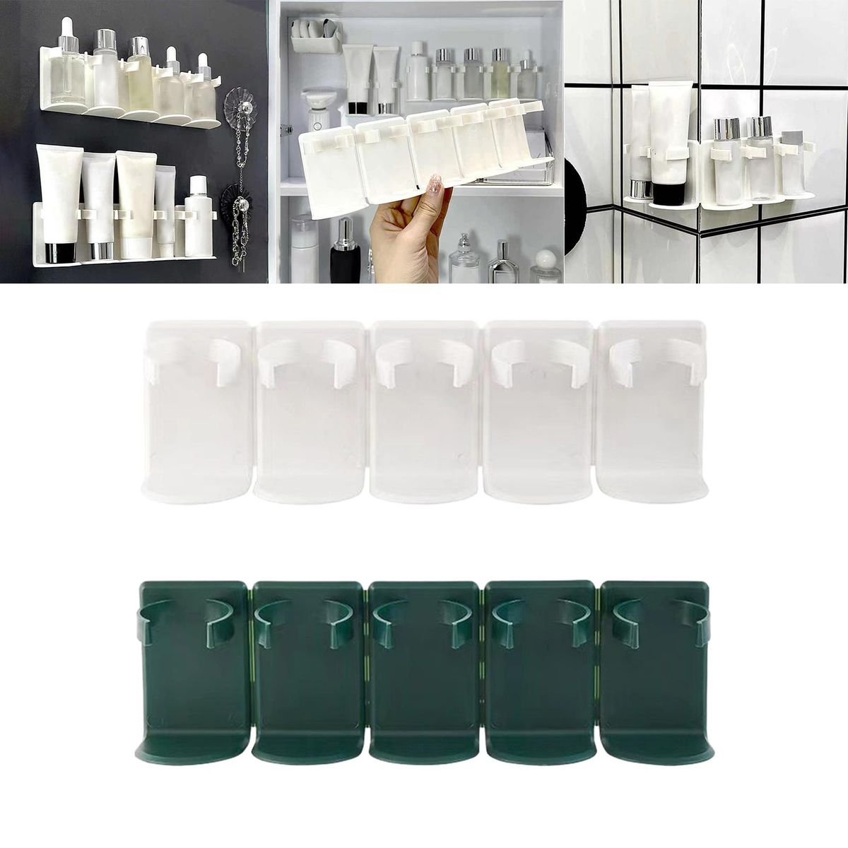Cosmetics Storage Container Multiuse Easy Installation