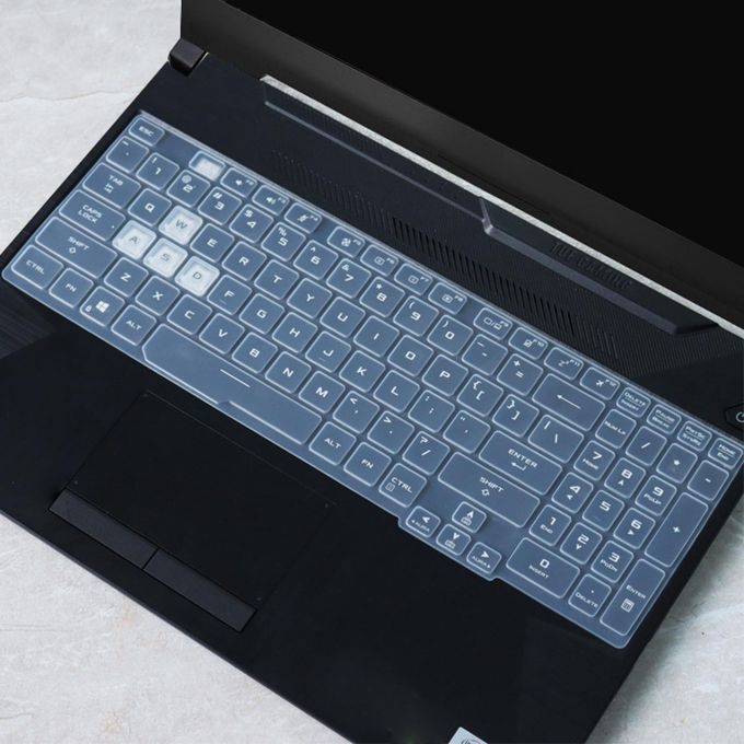 Keyboard Cover Silicone Universal For ASUS TUF Gaming A15 Clear