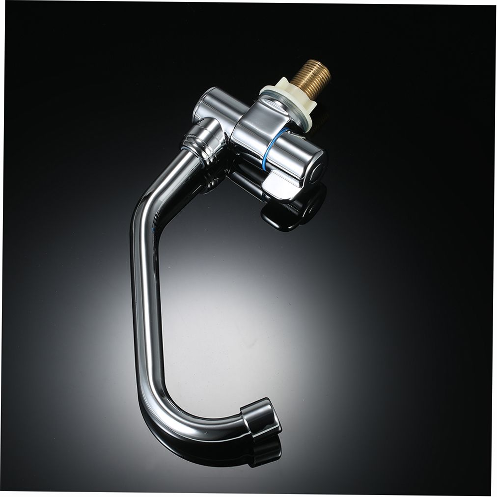 Foldable RV Faucet Rotating Single Handle Deck/Wall Mounted