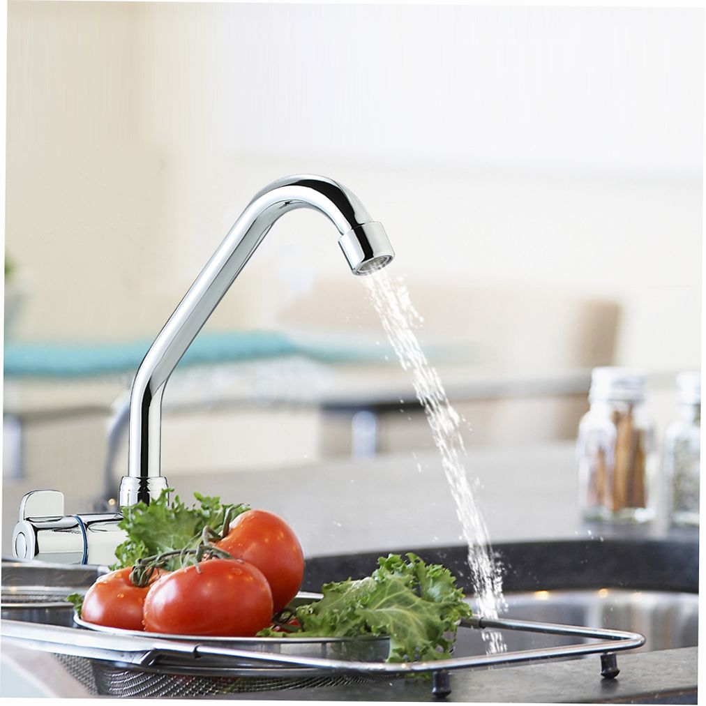 Foldable RV Faucet Rotating Single Handle Deck/Wall Mounted