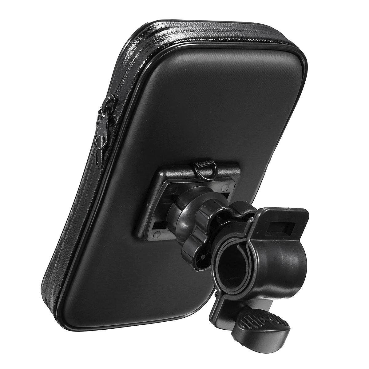 Waterproof Bike Bicycle Motorcycle Handlebar Mount Holder Case For Cell Phone[Large] Large