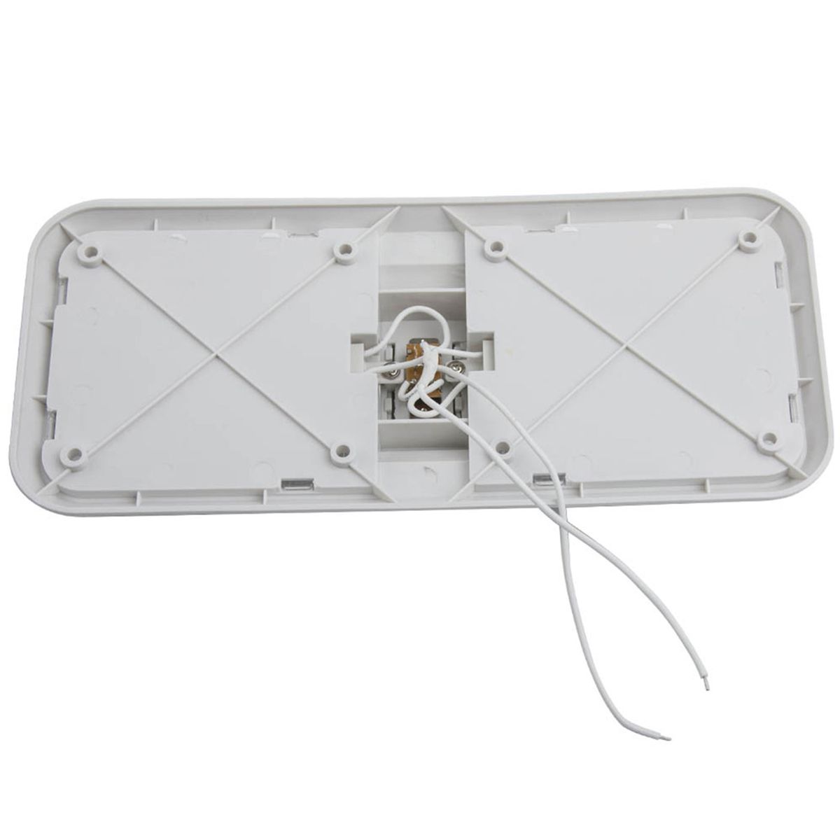 12V RV LED Light Square Double Dome Light For Trailer RV
