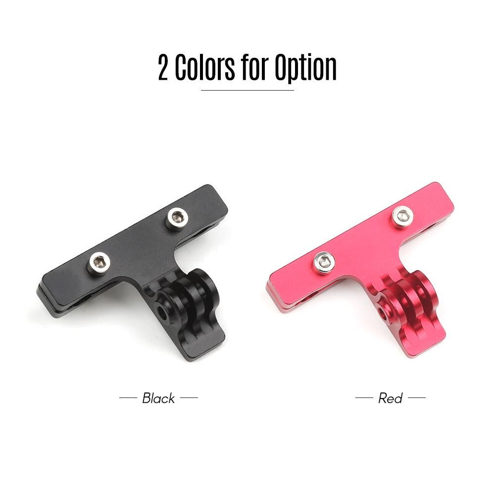 CNC Aluminum Alloy Bicycle Saddle Rail Mount for GoPro Hero 7/6/5/4 HERO(2018) for SJCAM YI AKASO Campark Crosstour and Other Action Cameras