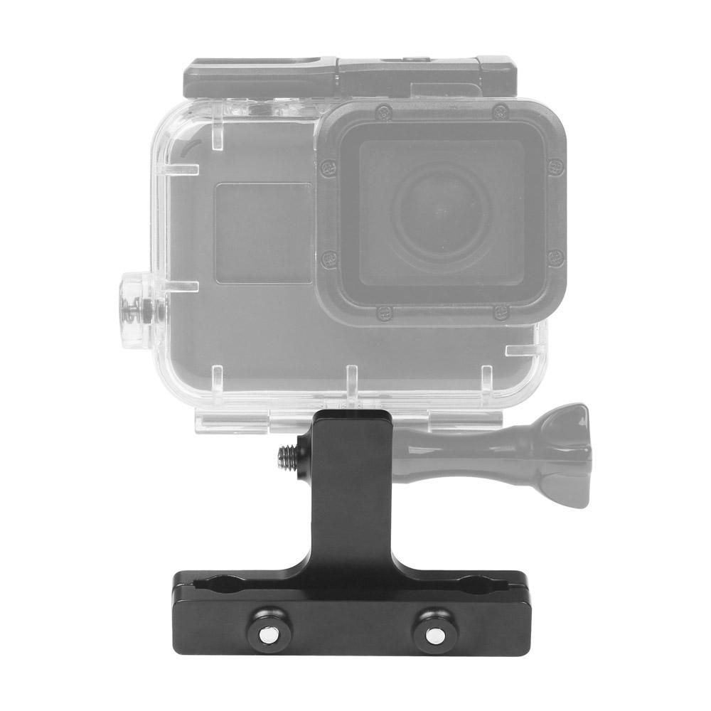 CNC Aluminum Alloy Bicycle Saddle Rail Mount for GoPro Hero 7/6/5/4 HERO(2018) for SJCAM YI AKASO Campark Crosstour and Other Action Cameras
