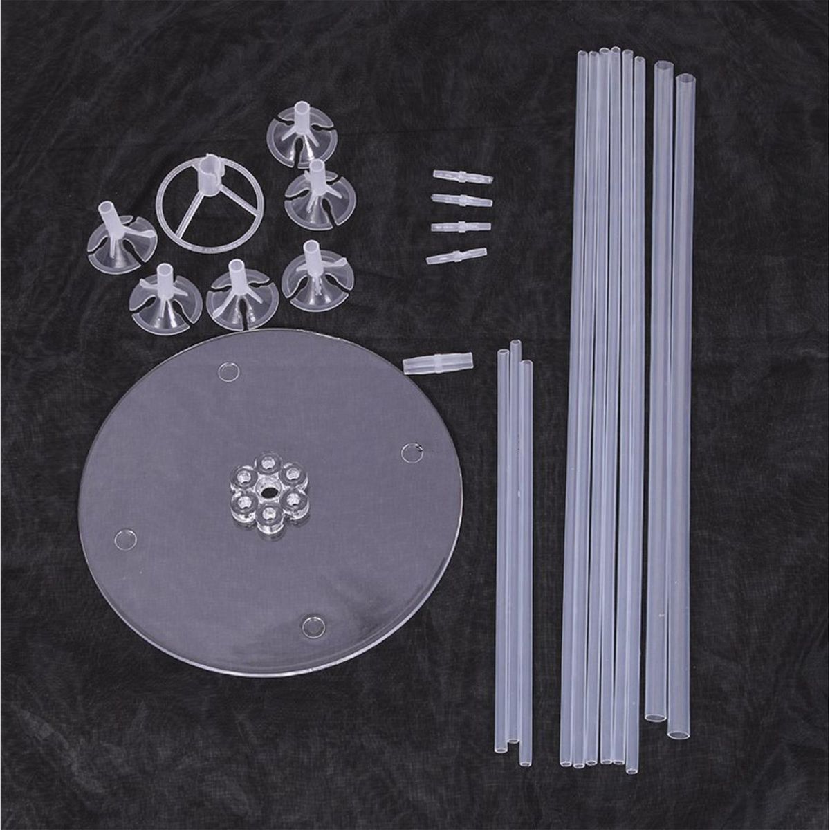 Balloon Holder Stand Balloon Stand Kit Table Desktop Balloon Holder with 7 Balloon Sticks for Birthday Wedding Party Decorations