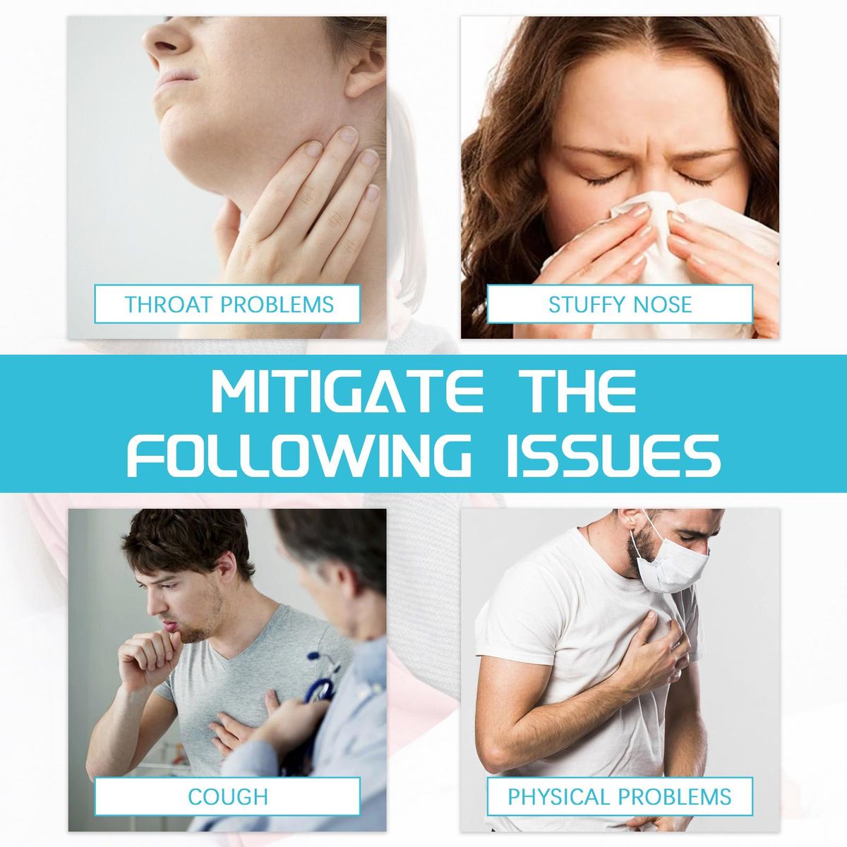EELHOE 10 Patches Antioxidant Lung Cleanse Nasal Patch Cleaning Lung Repair Stickers Promote Healthy Breathing & Oxygen Exchange