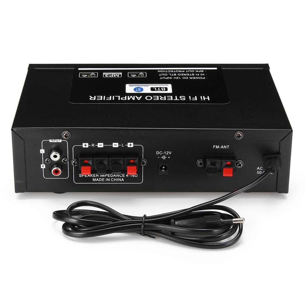 2*100W TPA3116 Bluetooth 5.0 Digital Audio Power Amplifier Board HiFi Sound Dual Channel Class D Stereo Aux TF Card Amp
