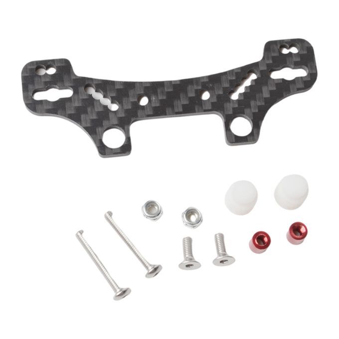 1/10 RC Carbon Damper Stay Replacements For Tamiya TT02 DIY Accessory