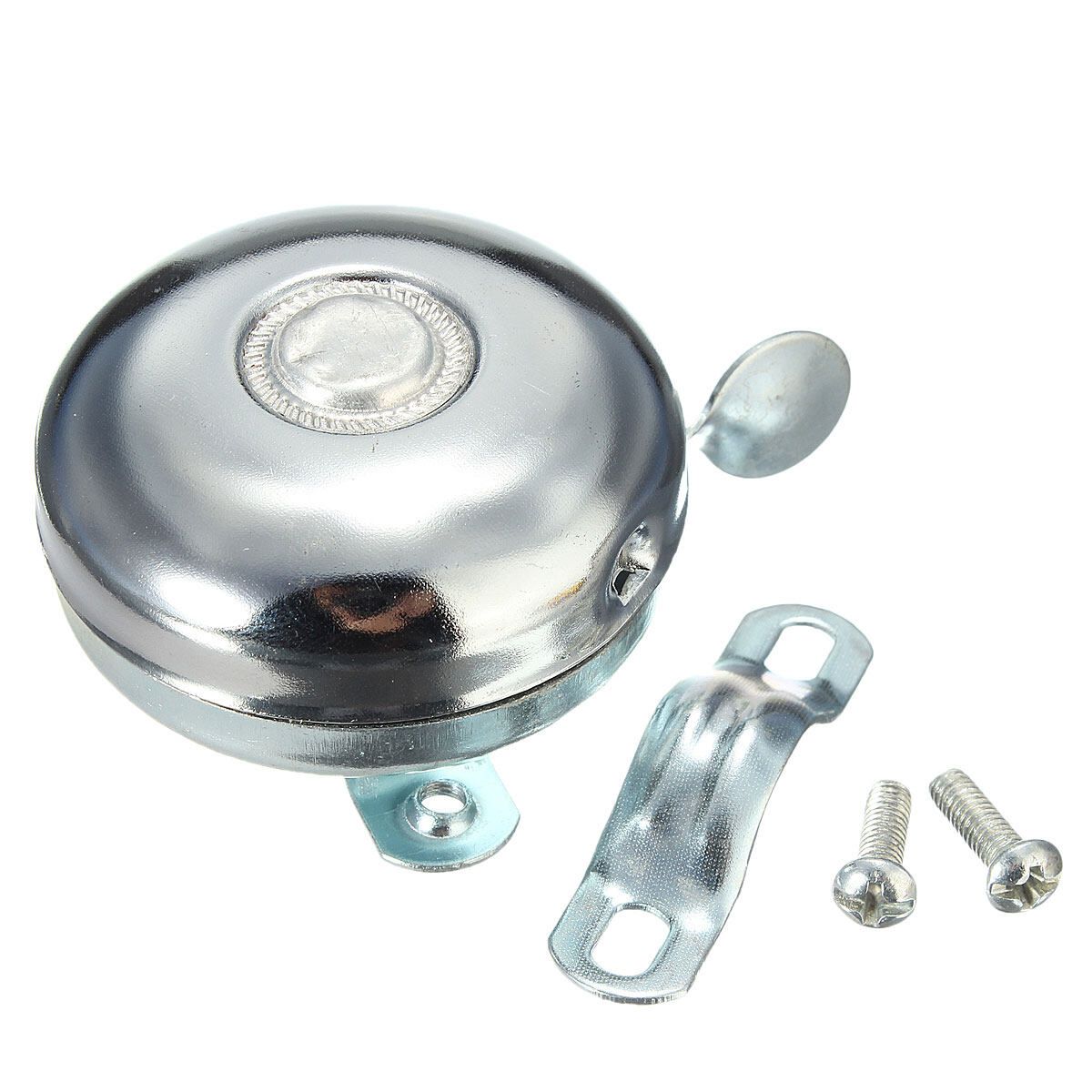 Retro Metal Ring Bike Bicycle Cycling Handlebar Bell Vintage Sound Alarm Silver