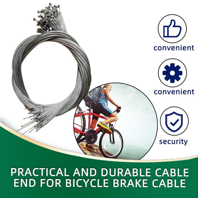 1 P S MTB Road Bike Bi Y Le Inner Brake  Able  Ore Wire 1.5m Brake Line-sivler