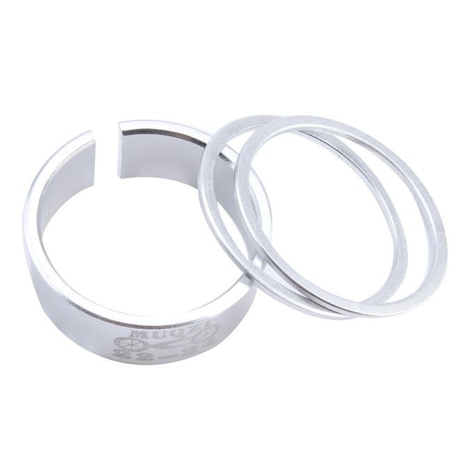 Bicycle Bike Bottom Bracket Adjustable Washer 24mm To 22mm Axis Silver
