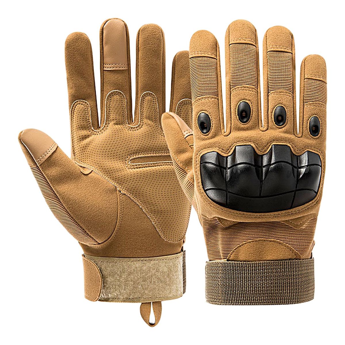 1 Pair Touch Screen Sports Protective Fitness Military Khaki