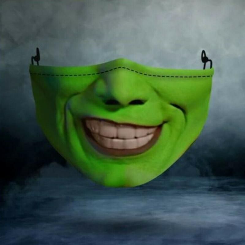 1pc Halloween Masks Horror Reusable Funny Troll Joker Masks
